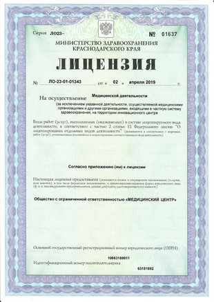 Лицензия